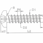 Pan head screw